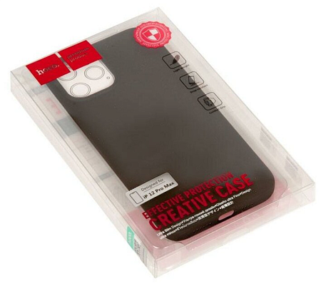 Чехол силиконовый для IPhone 12 Pro Max (6.7), Fascination series TPU, HOCO, черный