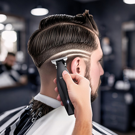 Машинка для стрижки волос, HP25, HOCO, вес: 102g, время работы: 120 мин, черный