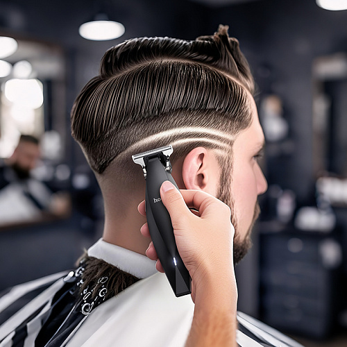 Машинка для стрижки волос, HP25, HOCO, вес: 102g, время работы: 120 мин, черный