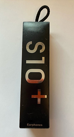 Наушники SA S10+, вакуумные с пультом, черные