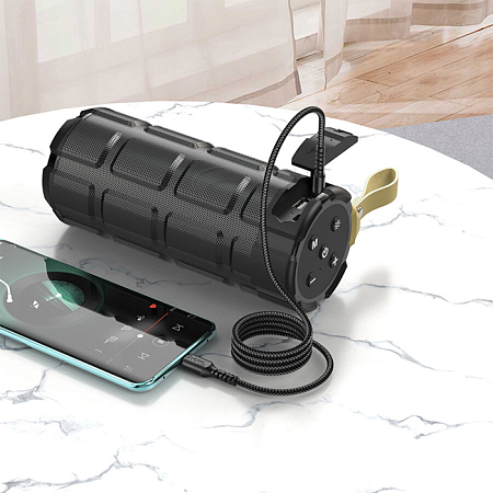 AUX Audio кабель 3,5 мм на Type-C, UPA17, HOCO, черный