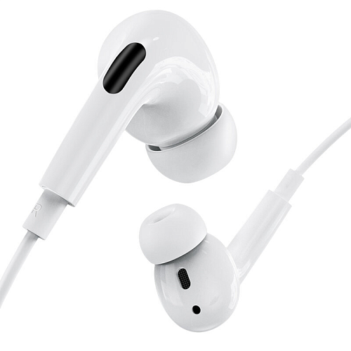 Проводные наушники M1 Pro Original series earphones, вакуумные с микрофоном, HOCO, белые