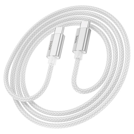 Кабель Type-C на Type-C, HOCO, U134, 240W, 1.8м, серый