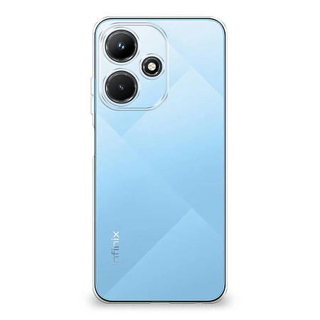 Чехол силиконовый для Infinix Hot 30i, с защитой камеры, X-CASE, прозрачный