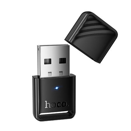 USB Bluetooth адаптер, UA42, HOCO, Bluetooth версия: 5.4, черный