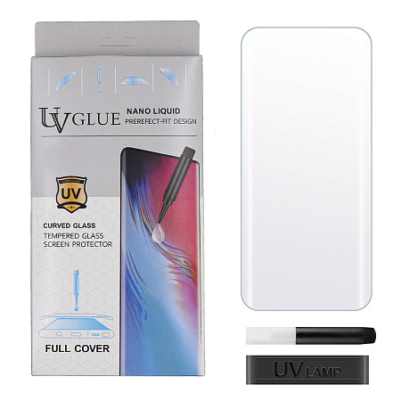 Защитное стекло на Samsung Galaxy S21, UV ультрафиолет, X-CASE