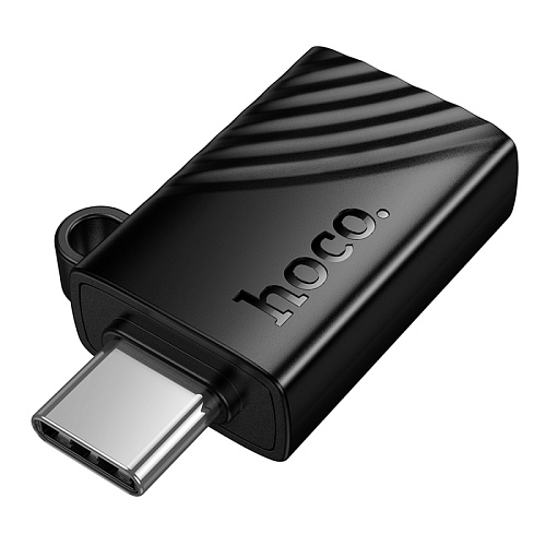 Картридер Type-C, HB53, HOCO, поддержка microSD карт, черный