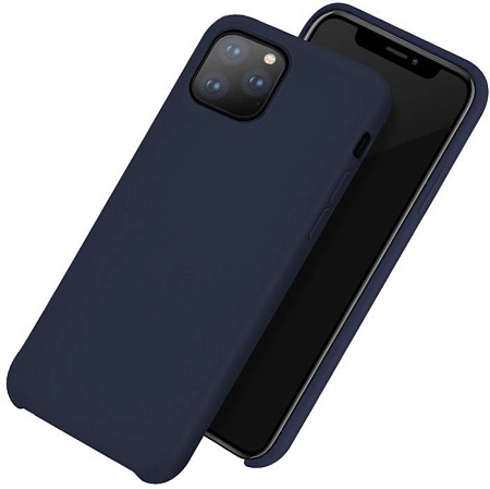 Чехол силиконовый для IPhone 11 Pro Max, Pure series , HOCO, синий