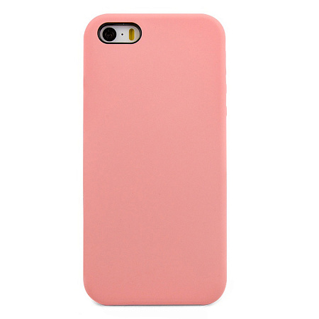 Чехол - накладка для iPhone 5 Leather Case, розовый