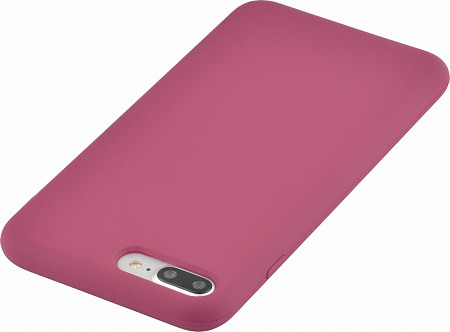 Чехол-накладка для iPhone 7 Plus/8 Plus, Silicon Case, малиновый коралл