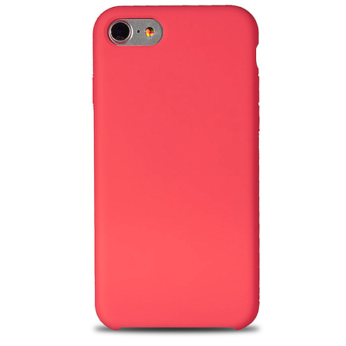 Чехол-накладка для iPhone 7/8/SE (2020), Silicon Case, коралловый