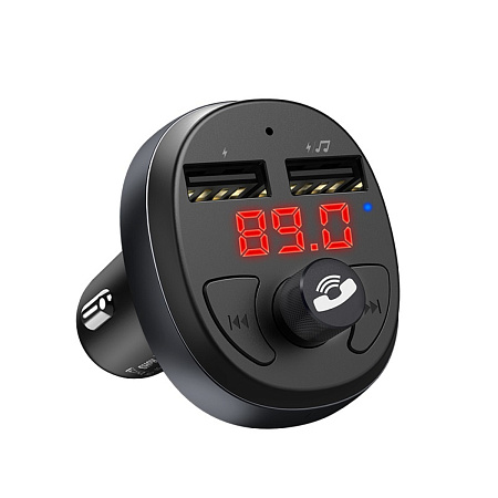 Bluetooth FM модулятор, E41, HOCO, черный