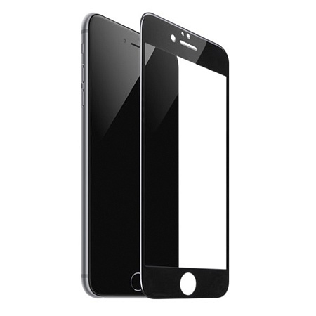 Защитное стекло на iPhone 6/6S (A1), HOCO, Shatterproof edges, 3D, закруглённое, черное