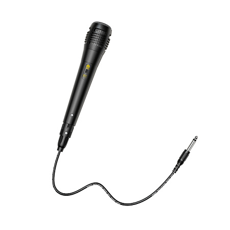 Колонка BS37, +1 проводной микрофон, Dancer outdoor wireless speaker , HOCO, черная
