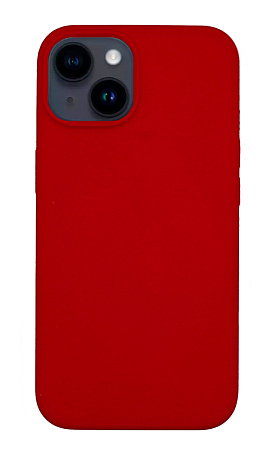 Чехол - накладка для iPhone 13 Mini, Silicon Case, без лого, красный