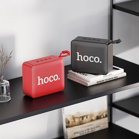 Колонка BS51 Gold brick sports BT speaker, HOCO, черная