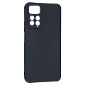 Чехол силиконовый для Xiaomi Redmi Note 11 Pro (4G) Global/Note 11E Pro, c защитой камеры, X-CASE, черный