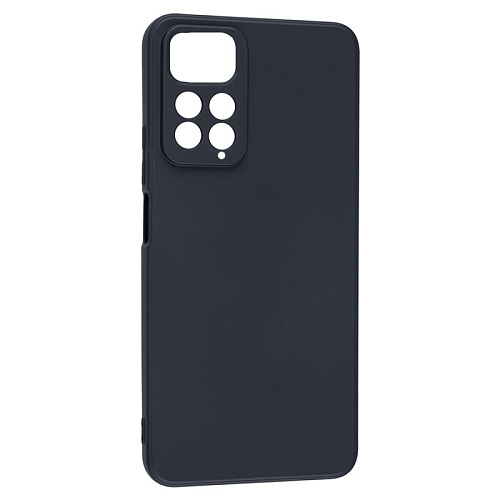 Чехол силиконовый для Xiaomi Redmi Note 11 Pro (4G) Global/Note 11E Pro, c защитой камеры, X-CASE, черный