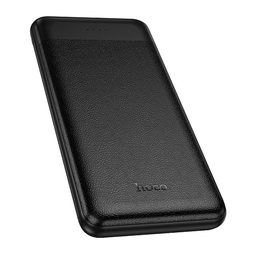 Универсальный Доп. Аккумулятор 10000mAh, J153, HOCO, выход: 2 USB (5V/2A), черный