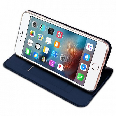 Чехол-книжка для iPhone 6 Plus/6S Plus, DU DU, боковой, синий