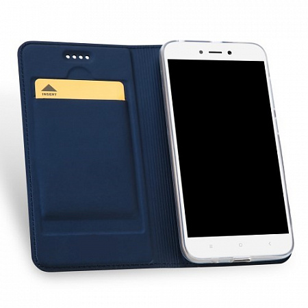Чехол-книжка для Xiaomi Redmi 5A, DU DU, боковой, синий
