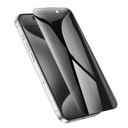 Защитное стекло для iPhone 15 Pro Max, A38, HOCO, 360-degree Privacy, черное