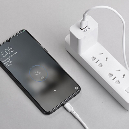 USB Кабель Micro, HOCO, X33, 4A Surge flash charging, белый