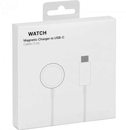 Беспроводное зарядное устройство для часов iWatch Type-C, белый