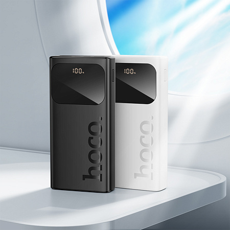Универсальный Доп. Аккумулятор 30000mAh, J144A, HOCO, выход: 2 USB (5V/2.0A), черный