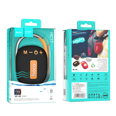 Колонка HC17 Easy joy sports BT speaker, HOCO, черный
