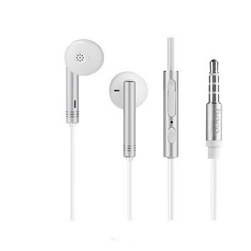 Проводные наушники M22 Universal Earphone, вакуумные с микрофоном, белые