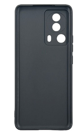 Чехол силиконовый для Xiaomi 13 Lite, с защитой камеры, X-CASE, черный