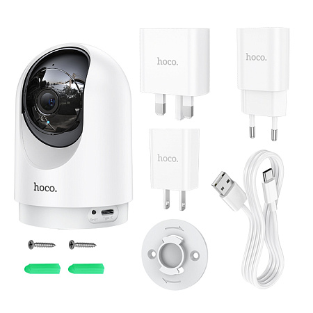 Wi-fi камера D1 PTZ HD для помещений, Носо, белый