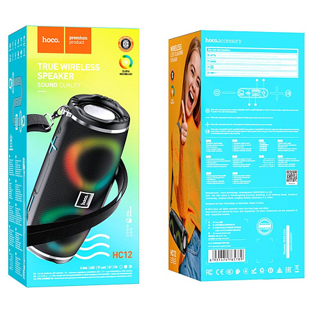 Колонка HC12 Sports BT speaker, HOCO, черная