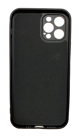 Чехол силиконовый для iPhone 12 Pro (6.1), good quality, с защитой камеры, X-CASE, черный