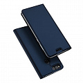 Чехол-книжка для Huawei Honor 7X, DU DU, боковой, синий