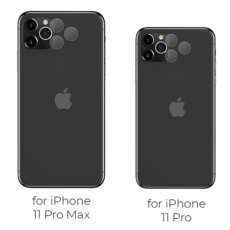 Защитное стекло на iPhone 11 Pro/11 Pro Max (V11) 2в1, HOCO, прозрачное на заднюю камеру