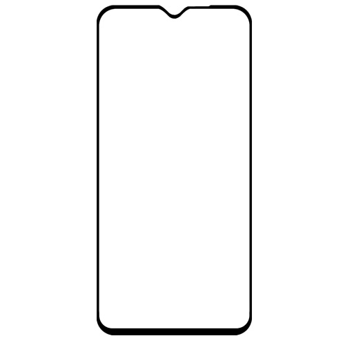 Защитное стекло на Samsung Galaxy A33 (5G)/M22, черный, X-CASE