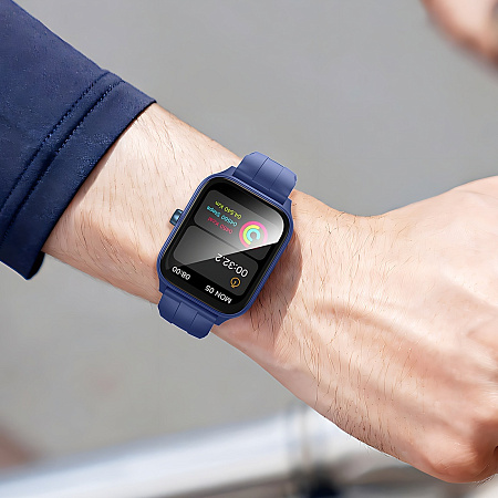 Умные часы Y27 спортивные Smart watch Hoco с поддержкой звонков, черные