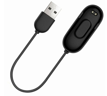USB кабель для Xiaomi Mi Band 4, черный