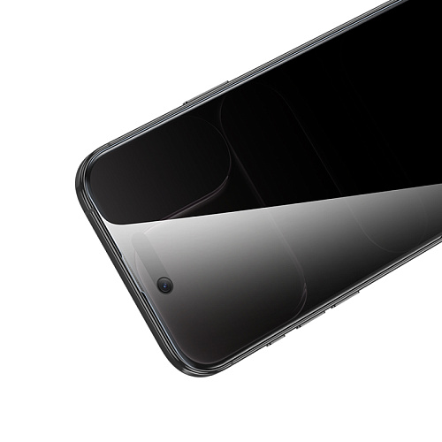 Защитное стекло для iPhone 17 Air, G777 Plus, HOCO, anti-static, антишпион, черное
