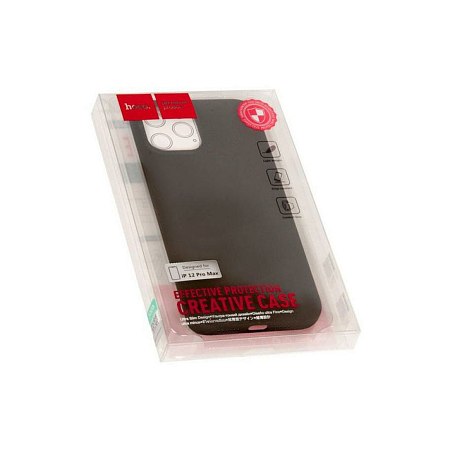 Чехол силиконовый для IPhone 12 Pro Max (6.7), Fascination series TPU, HOCO, черный