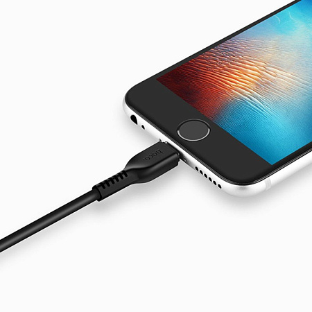 USB дата кабель Lightning, HOCO, X20, 3M, черный