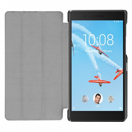 Чехол-книжка для Lenovo Tab 4 (7.0), черный