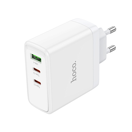 Сетевое зарядное устройство, 3 PD 45W/20W + 1 USB 18W (N30), HOCO, белый