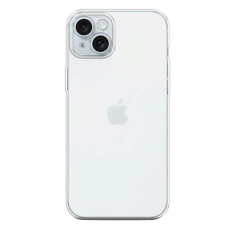 Чехол силиконовый для iPhone 15 Plus (6.7), X-CASE, прозрачный
