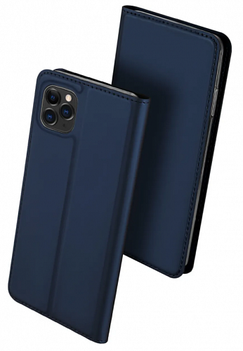 Чехол-книжка для iPhone 11 Pro Max, DU DU, боковой, синий
