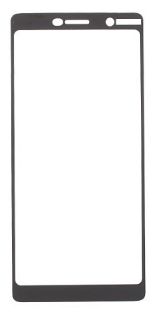 Защитное стекло на Nokia 7 Plus, Silk Screen 2.5D, черный, X-CASE