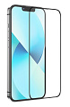 Защитное стекло на iPhone 13 Pro Max/14 Plus (6.7), с сеточкой для динамика, черное, X-CASE