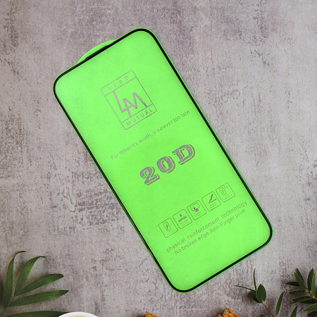 Защитное стекло на iPhone 16 Pro Max, 20D, черное, X-CASE